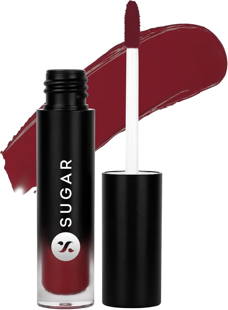 شوجر كوزماتيكس SUGAR Cosmetics Mousse Muse Lip Cream - 05 Red Balloon | 24+ Hour Waterproof & Smudgeproof Lipstick | 5ml